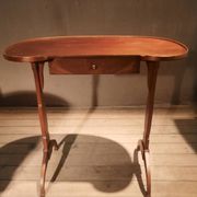 Kidney-shaped side table