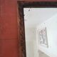 Wooden mirror 74 x 55 cm