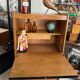 Vintage wooden secretary desk from the 50s