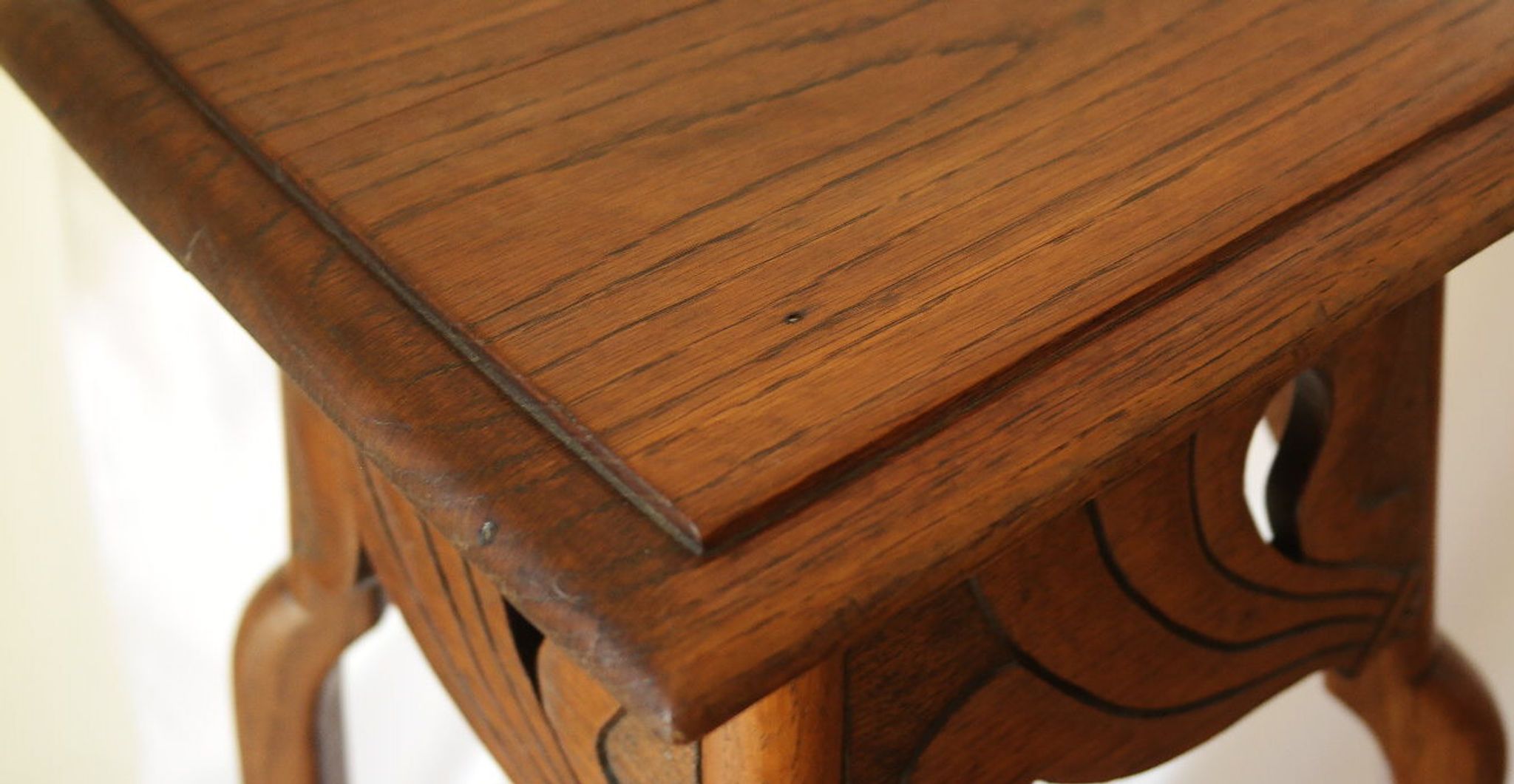 Oak stool from the early 20th century 110 x 46