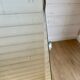 Small entrance chest of drawers or antique bedside table with engraved mirror.