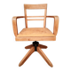 American architect's armchair in wood and cast iron from the 1930s