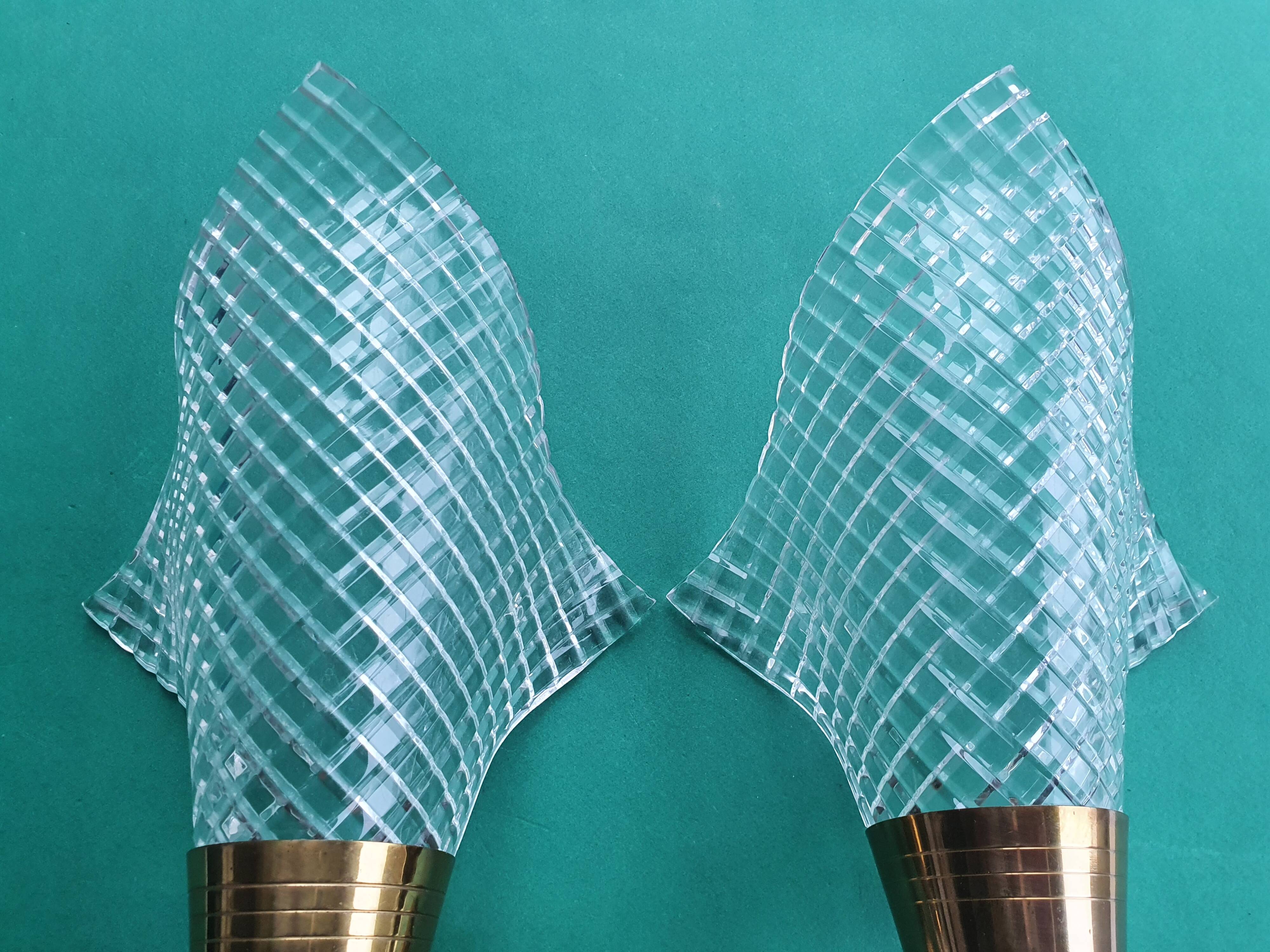 Pair of 50s rockabilly wall lights