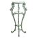 Patinated cast iron harness with marble tops