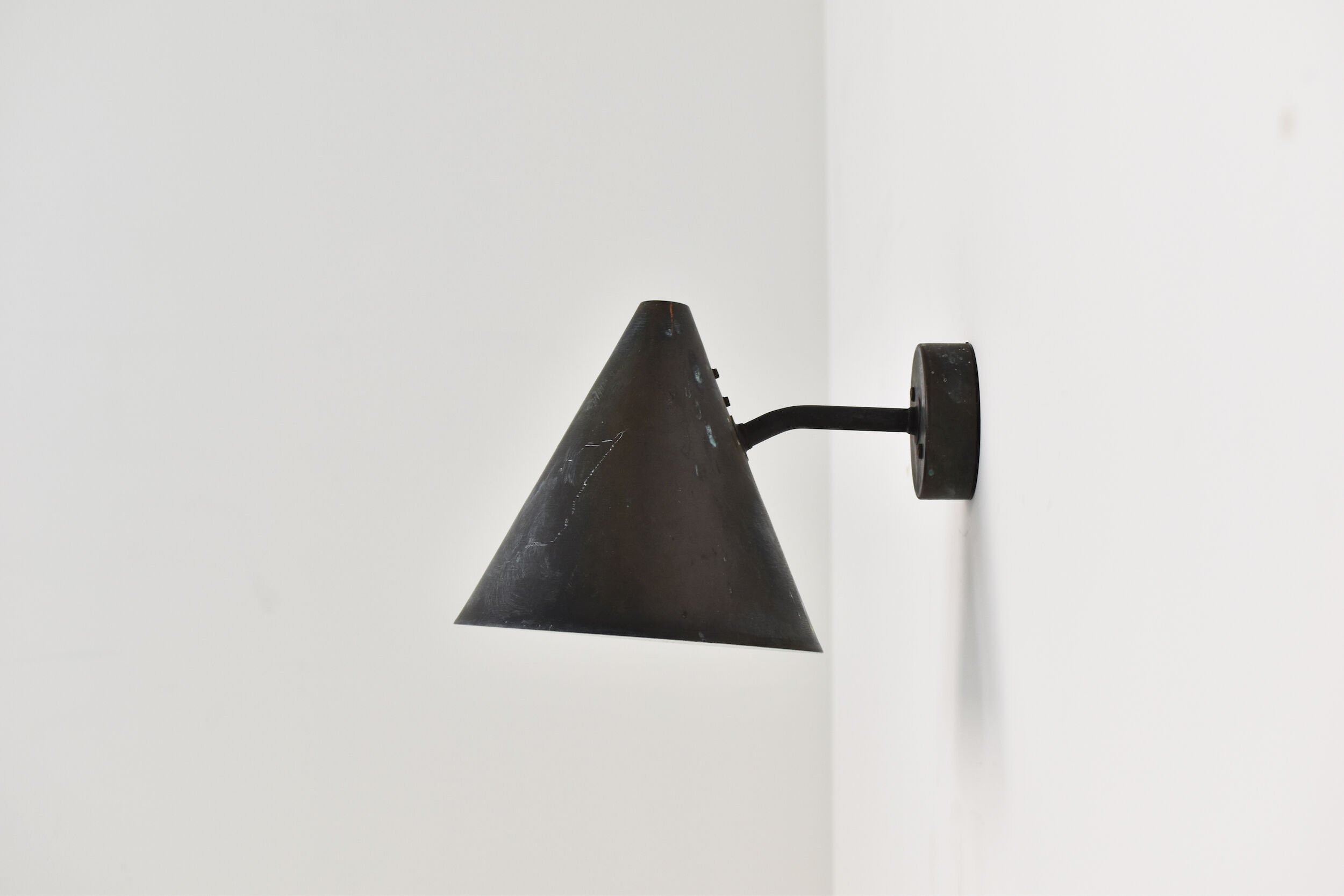 'Tratten' wall lamp by Hans Agne Jakobsson for AB Markaryd, Sweden 1950s.