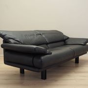 Leather sofa Alanda, Italian design, 1980s, manufacturer: B&B Italia, desig