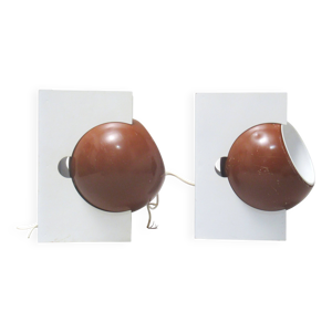 Paire d'appliques boule - italienne