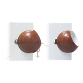 Pair of Italian ball wall lights from the 1970s.