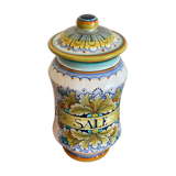 Apothecary pot Italy salt decoration hand