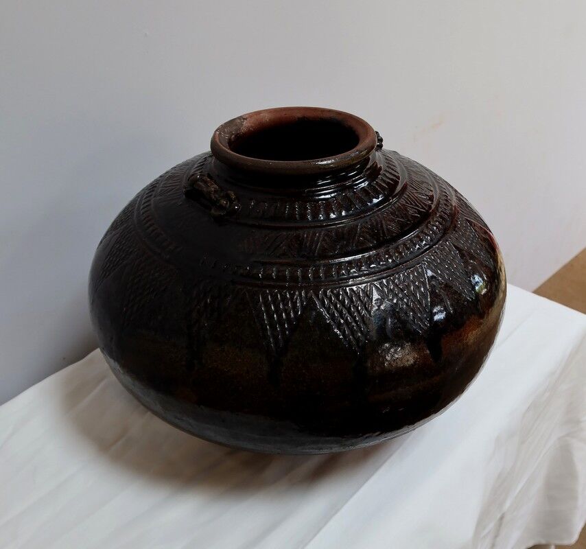 Glazed terracotta panse - 1900