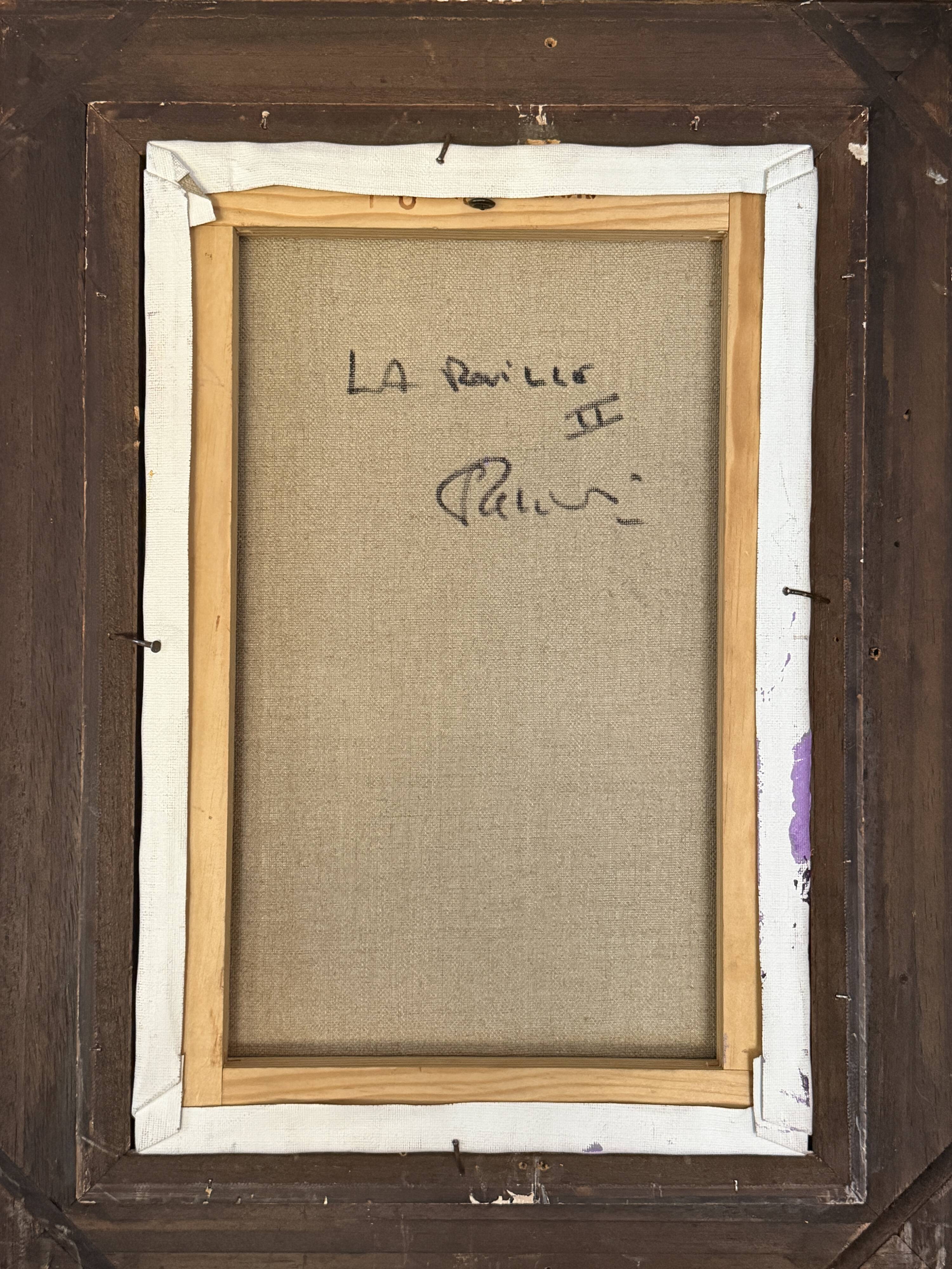 Serge reggiani, acrylic on canvas "la rouille ii" signed (1922 - 2004)