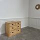 Petit meuble de métier format commode en pin 1940