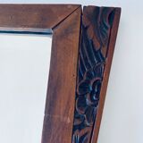 Rectangular art deco mirror