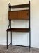 Freestanding wall unit with desk