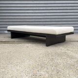 Minimalist Japandi bench, Netherlands, 1970