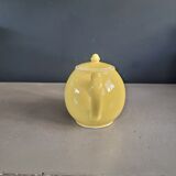 Old yellow porcelain teapot - 0.7L - Ref 890