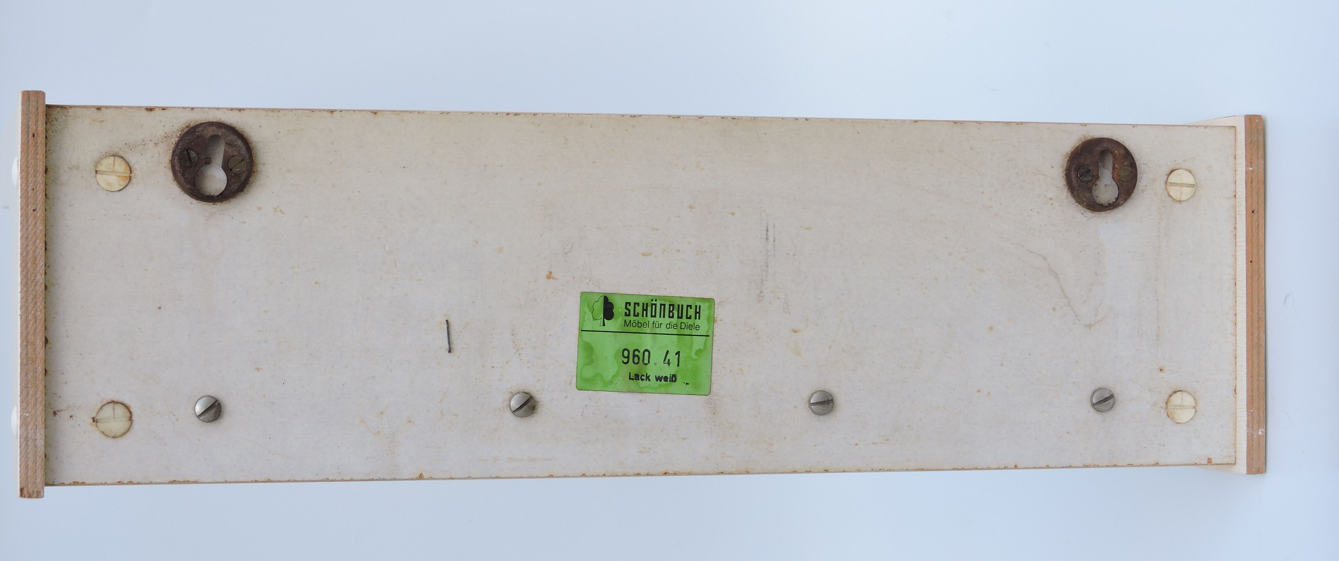 Schönbuch Quadro wall coat rack, interior from the 70s