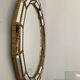Vintage mirror in brass and parcloses 60s