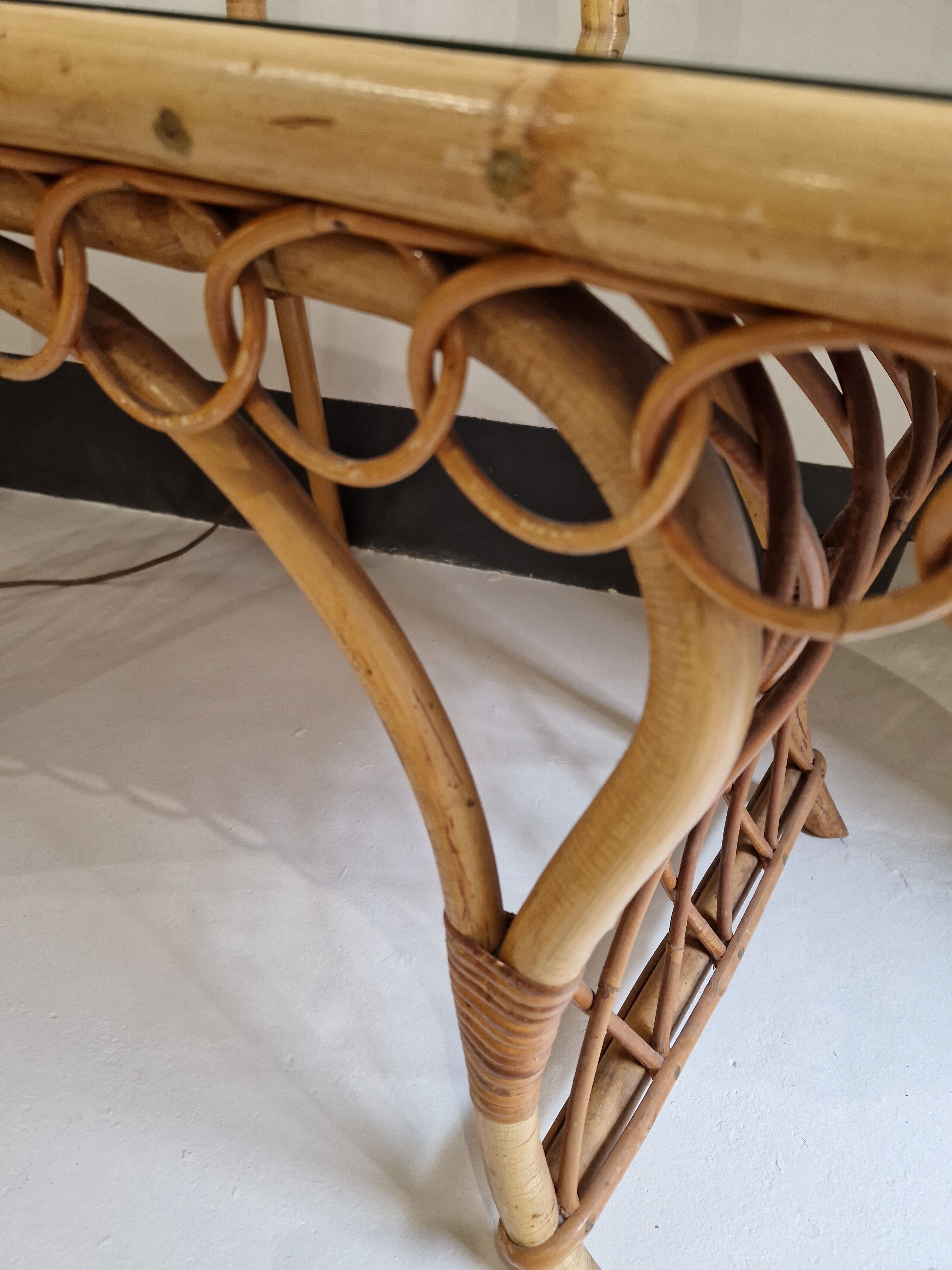Rattan dressing table Audoux & Minnet