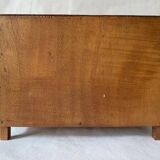 Small old wooden haberdashery chest of drawers, 3 drawers