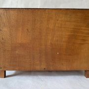 Small old wooden haberdashery chest of drawers, 3 drawers