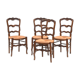 Suite of 4 mulched chairs