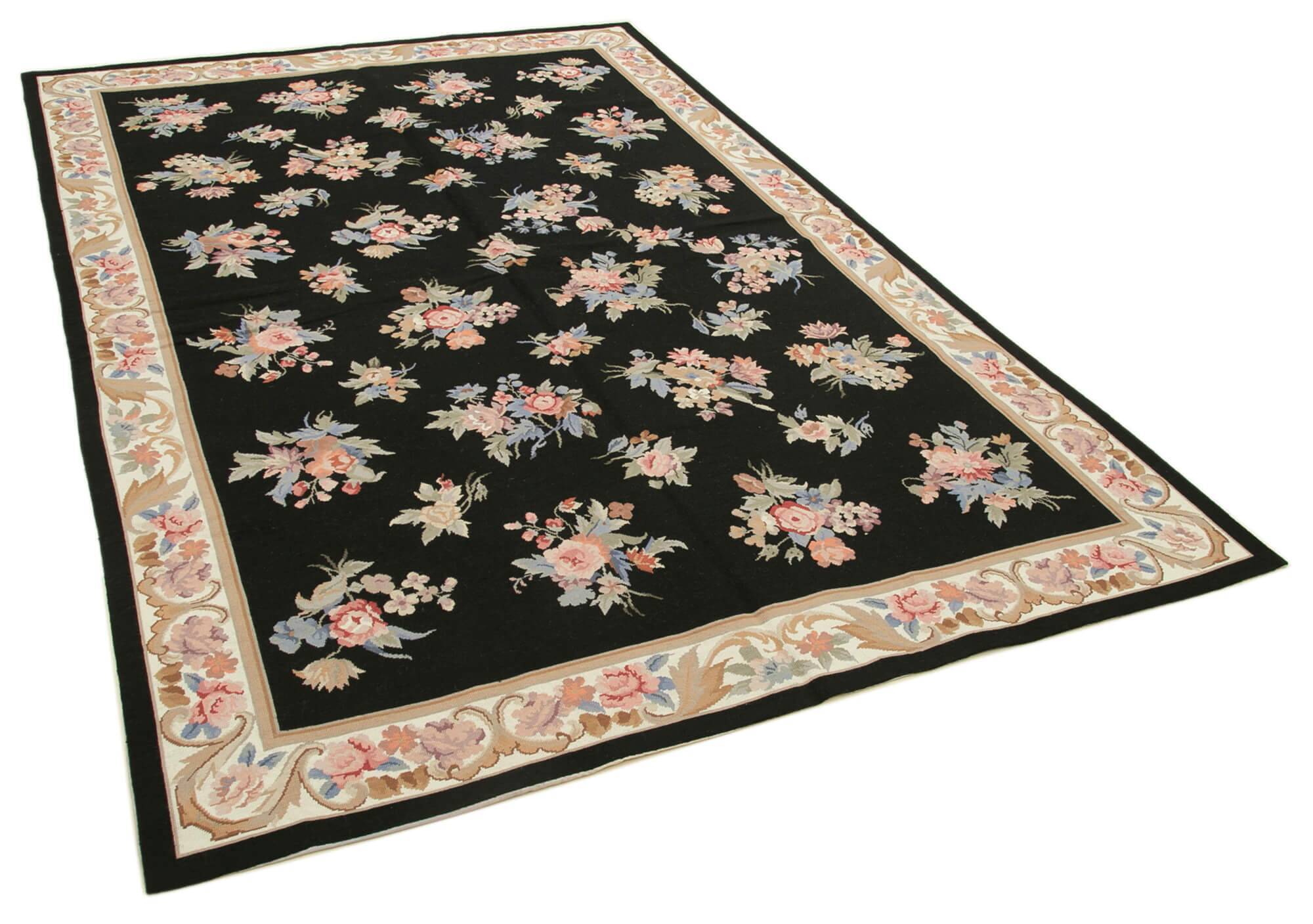 Handmade Vintage Flatweave Needlepoint Kilim 180 cm x 275 cm