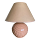 Lampe boule céramique rose vintage