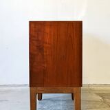 Teak Lowboard Chest of Drawers, Denmark 1960s/1970s, Mid-C, Vintage