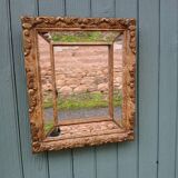 Antique beveled mirror