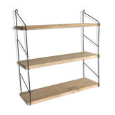 Solid oak wall shelf