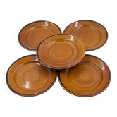 Lot de 5 assiettes à dessert St Clément