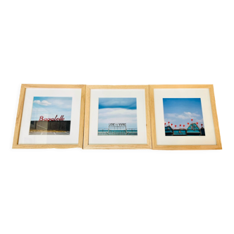 Lot 3 photographs (bagatelle, joie de vivre, les étoiles)