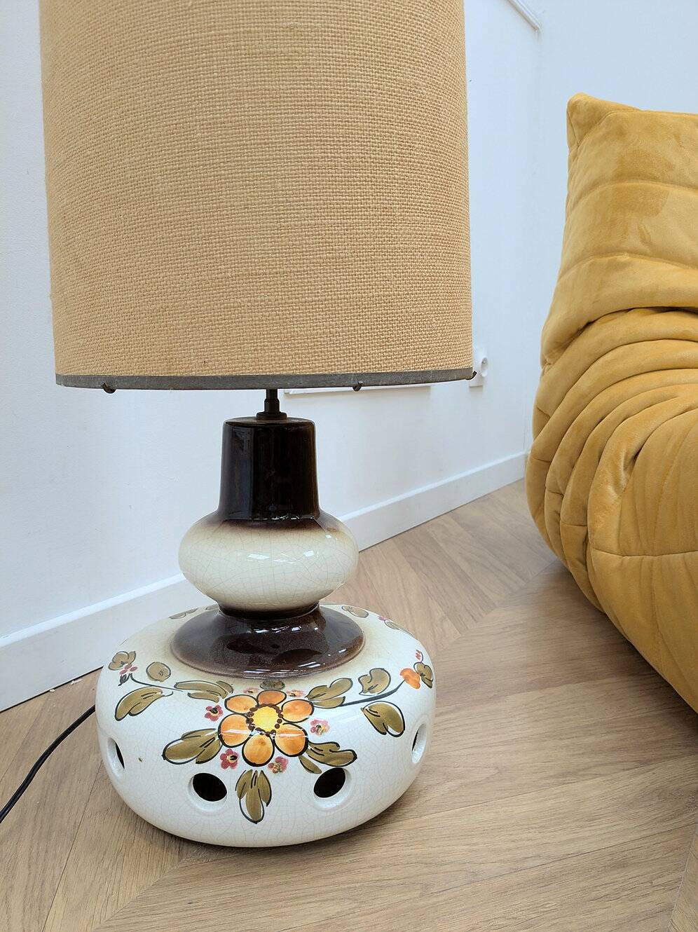 Vintage ceramic lamp from the 60s