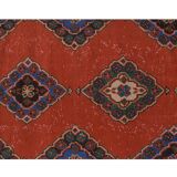 Vintage Turkish rug from Oushak, hand-woven 91x660 cm