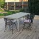 6 fauteuils jardin fer forgé