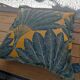 Fabric cushion "leaf of the traveler's tree" 40x40