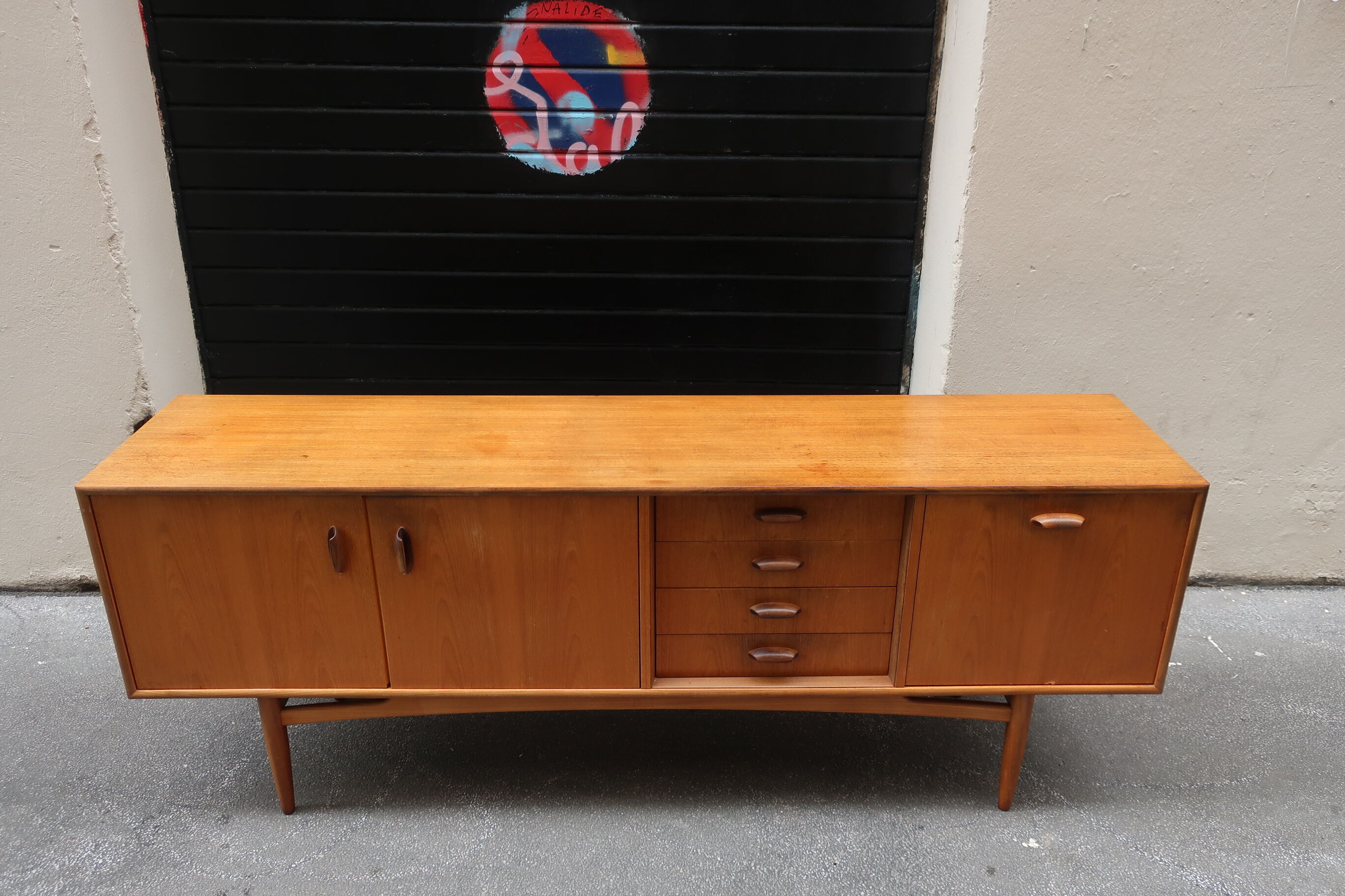 Row Gplan teak of the 1960's