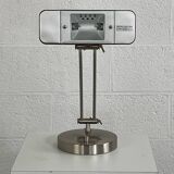 Chrome metal articulated desk lamp