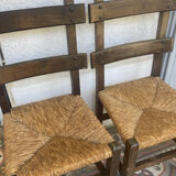 Raw wood chairs set of 4