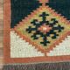 Jute and wool handwoven kilim