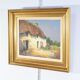 Oil on Wood "Maison en Brière", signed E.gautier – 1955
