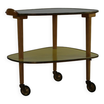 Original colorfull midcentury design tea trolley