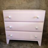 Commode rose poudré