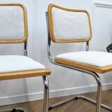 2 chaises Cesca B32 par Marcel Breuer