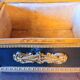 Old vintage box in gilded bronze empire