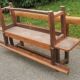 Pair of antique benches, 19th century