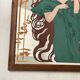 Advertising painted mirror Absinthe Robette Art Nouveau
