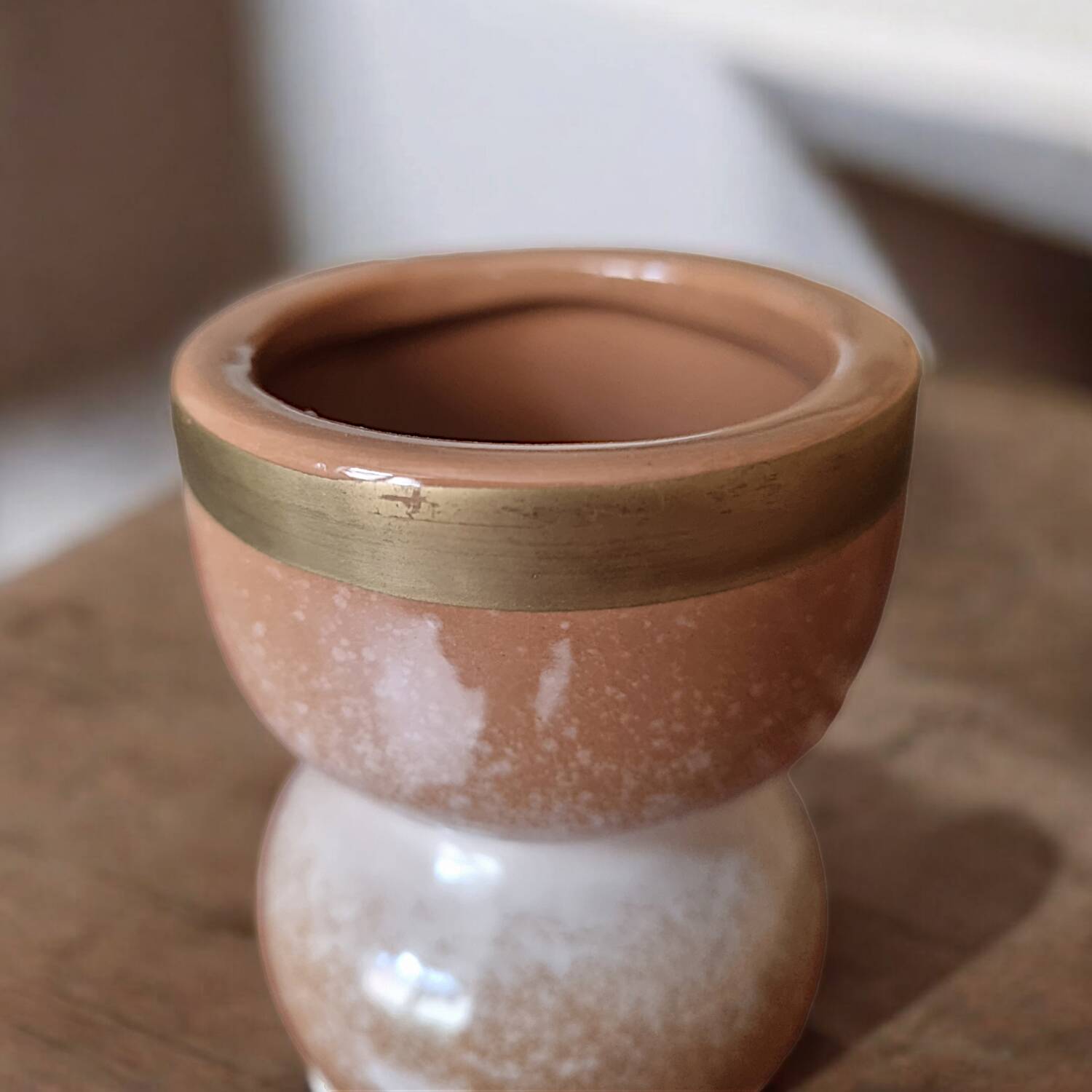 Ceramic vase or candle holder