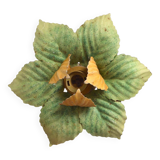 Metal flower wall light